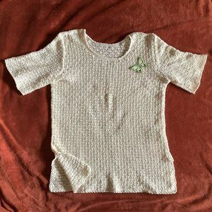 Gorgeous hand-knitted top - also a one of a kind!